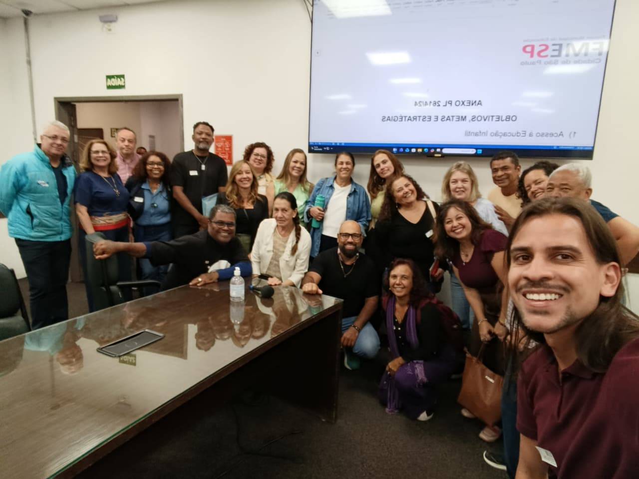 Reunião do Fórum Municipal de Educação de SP em 3/3